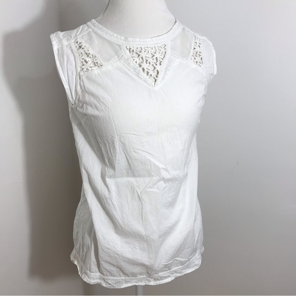 Maison coupe white cotton top - Picture 3 of 11